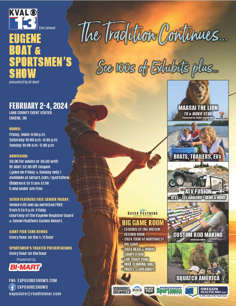 Eugene Boat and Sportsmen's Show Flyer